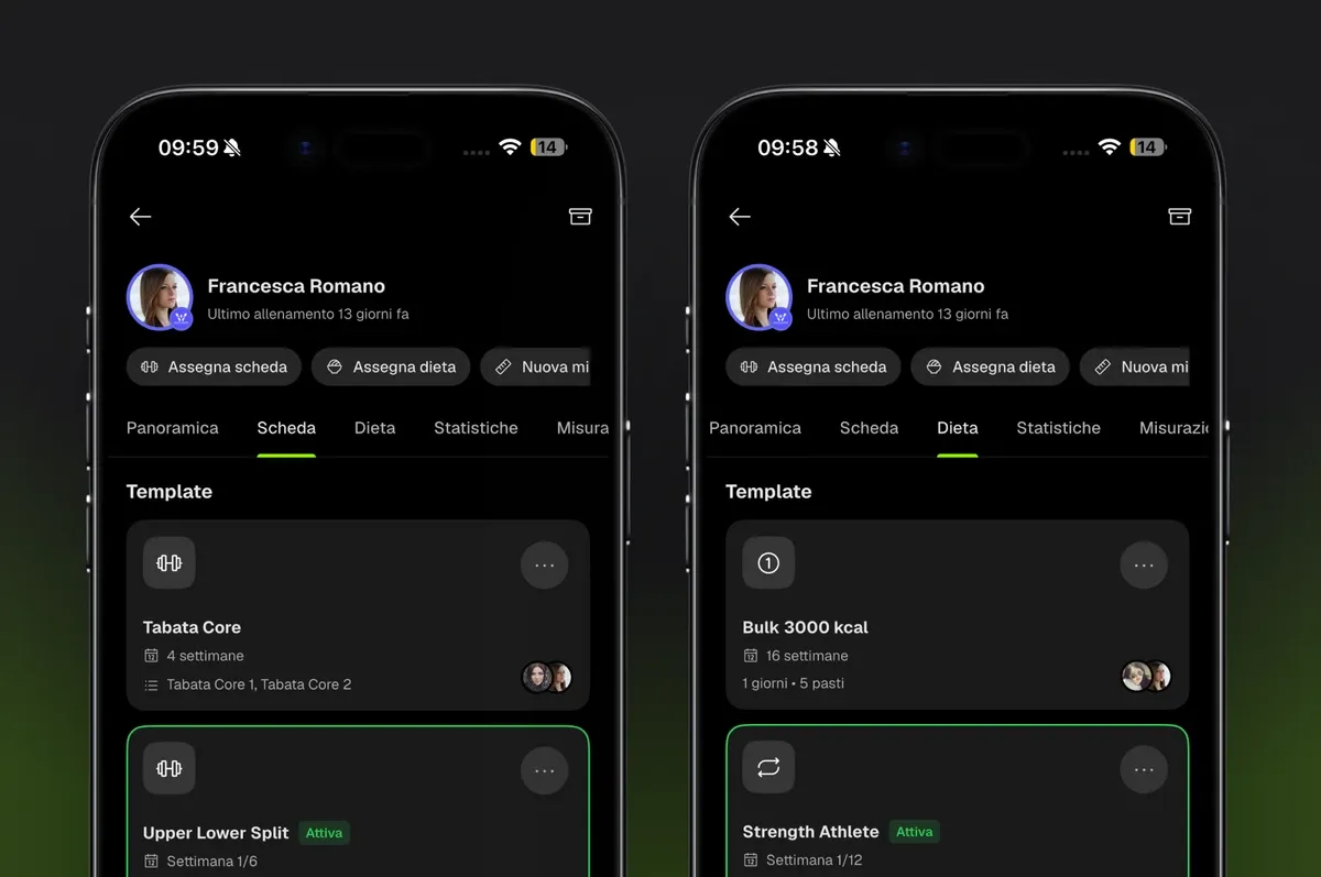 Collaborazione con trainer